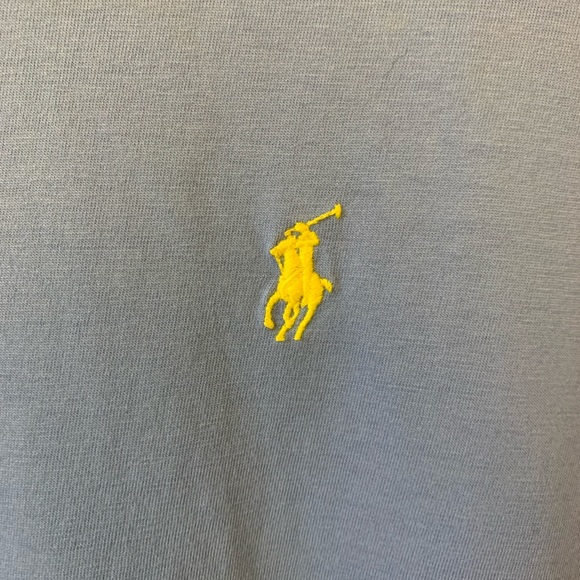 Blue Polo Cotton T-Shirt Size L - Picture 2 of 4